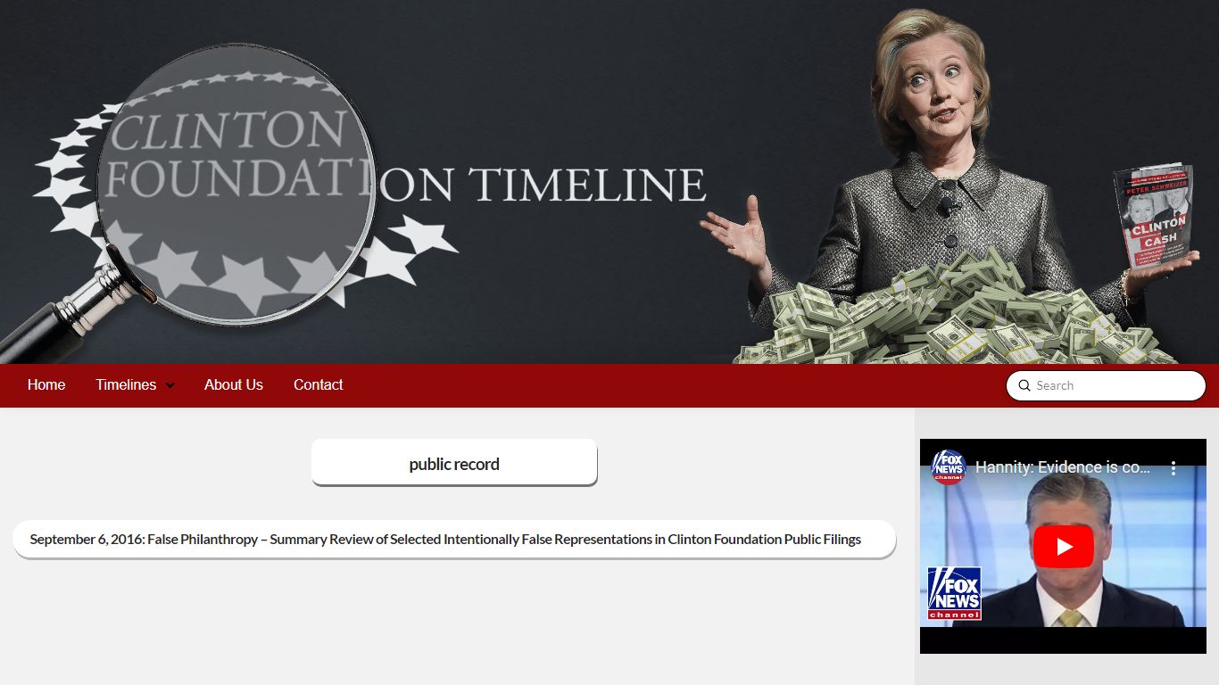 public record Archives - The Clinton Foundation Timeline