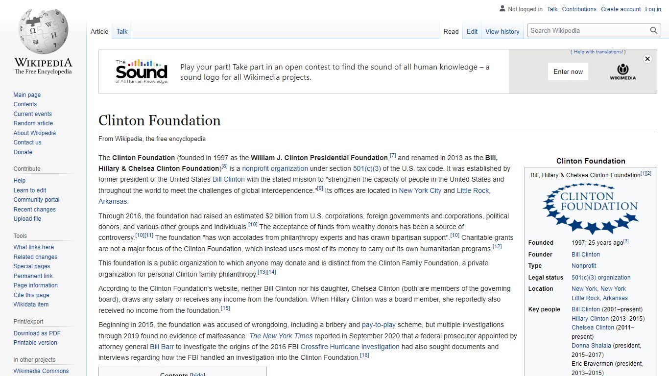 Clinton Foundation - Wikipedia